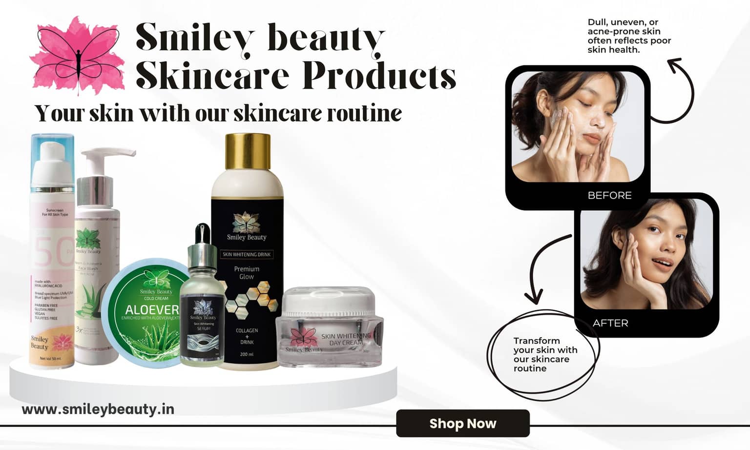 SmileyBeauty skincare and beauty products