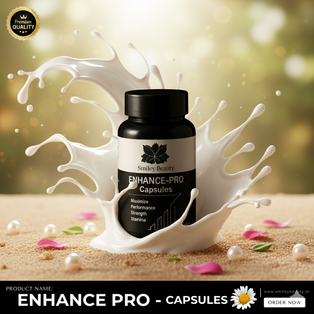 Revitalize Your Vitality: Smiley Beauty’s Enhance-Pro Capsules for Natural Wellness