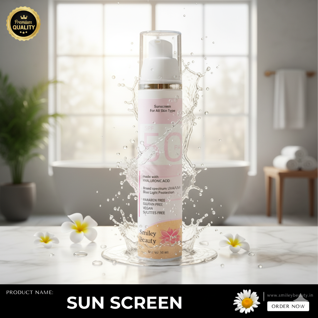 Shield Your Skin: The Ultimate Benefits of Smiley Beauty Sunscreen SPF 50 PA+++