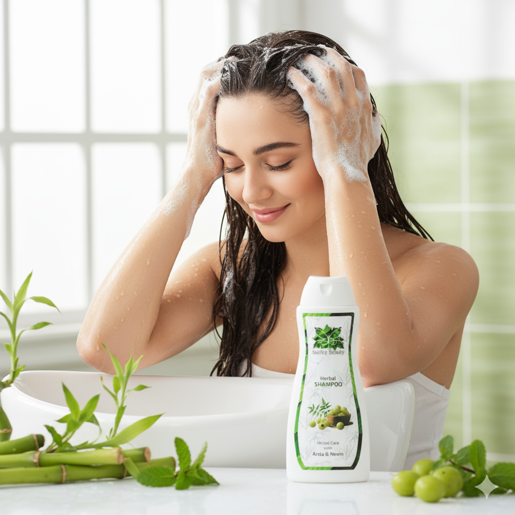 Herbal Anti-Dandruff Shampoo: Gentle Care for a Flake-Free, Healthy Scalp