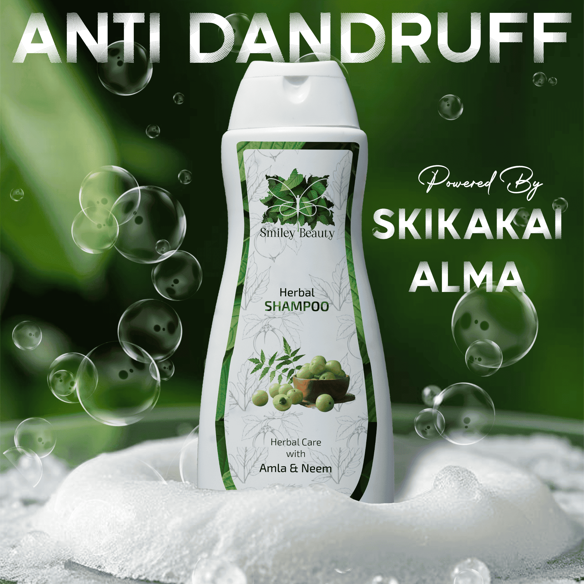 Say Goodbye to Dandruff with the Power of Shikakai & Amla