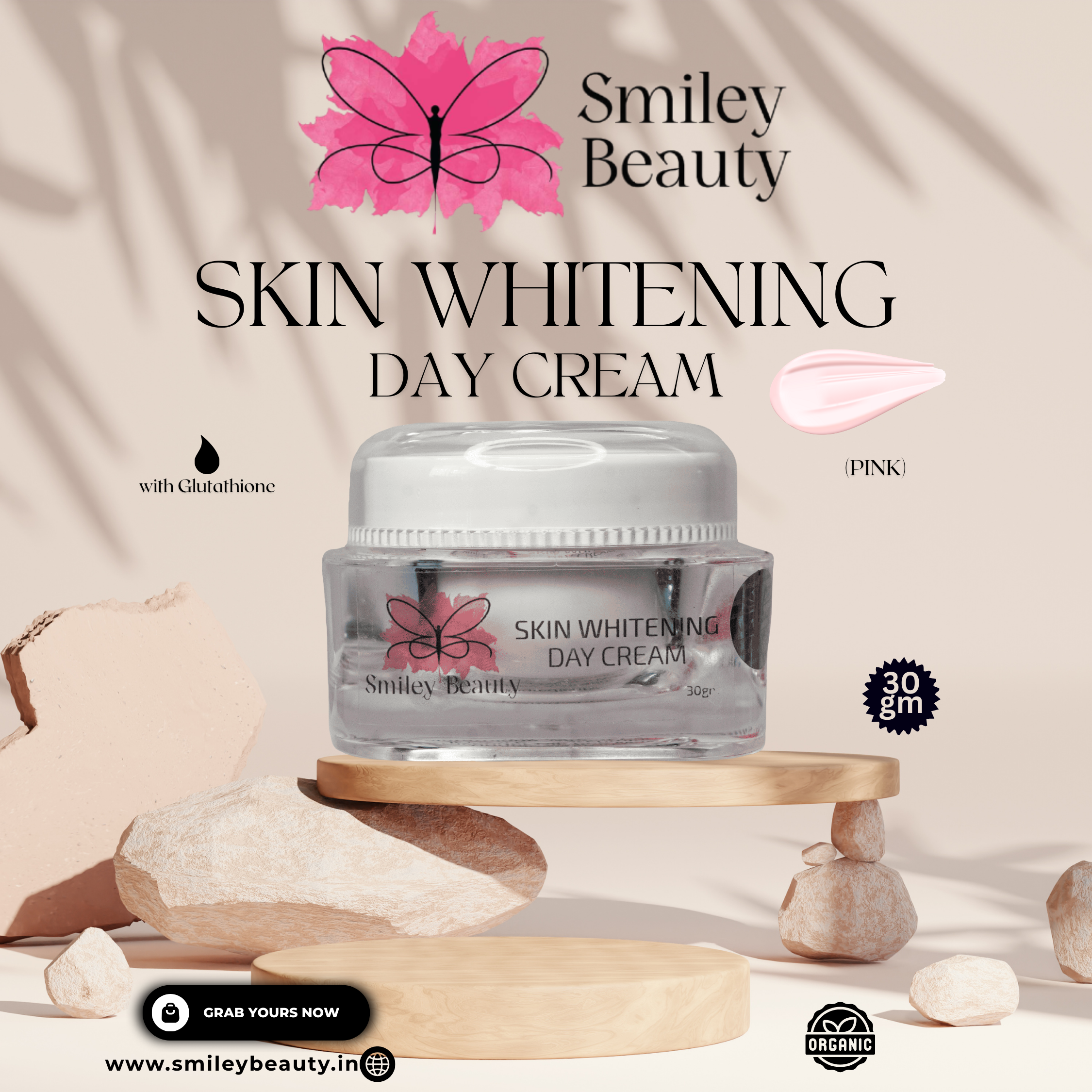 Skin Whitening Day Cream ( Pink )