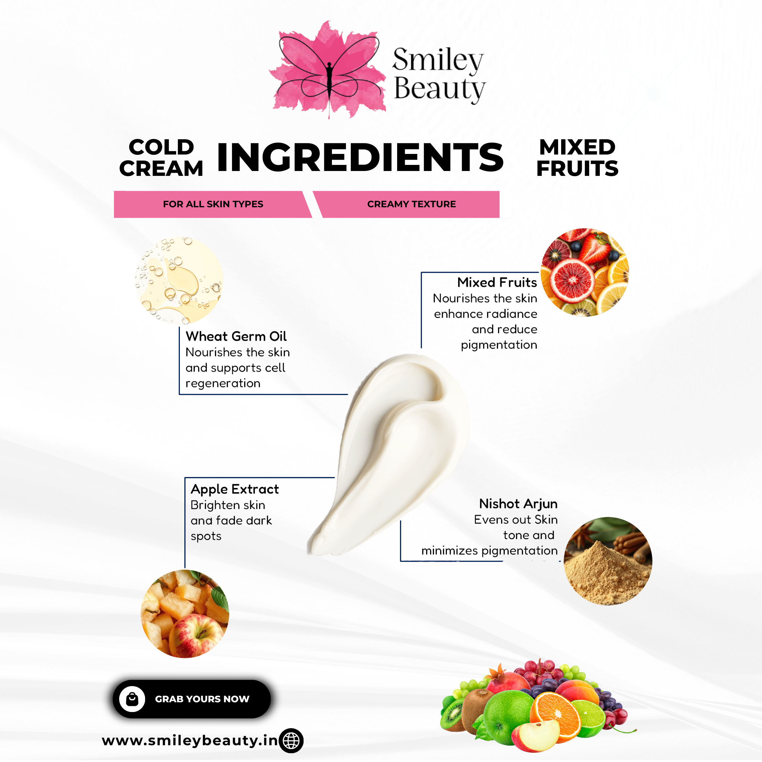 Mixed Fruits Day Cold Cream